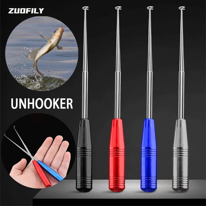 Stainless Steel Safety Extractor Fishing Hook Detacher Remover Rapid Decoupling Device for Fishing Tools Portable Fishing Tackle