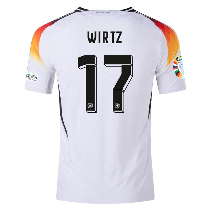 Euro 24/25 Germany Home&Away /#8 Kroos/#17 Wirtz/#19 Sane/Short Sleeve Breathable Loose Jersey