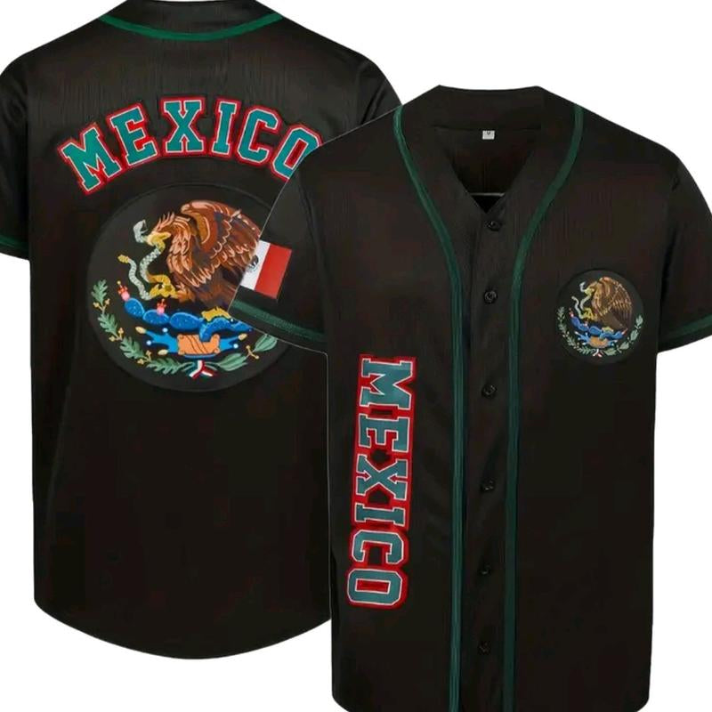 Unisex Adult Mexico Baseball Jersey