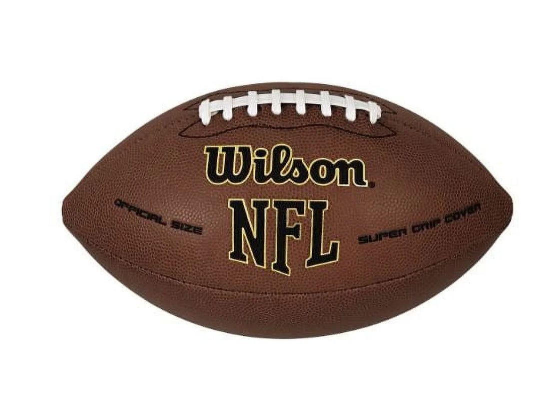 NEW  WTF1795 NFL Official Size Super Grip Composite Leather Game Football