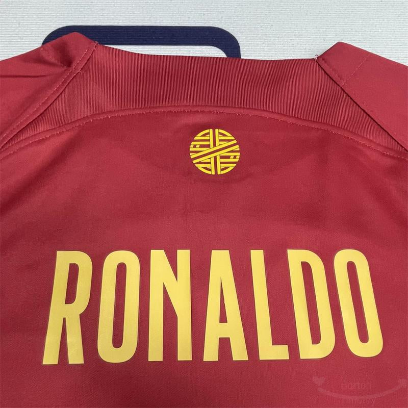 2022 World Cup Portugal Home Short Sleeve No. 7 Ronaldo Soccer Jersey