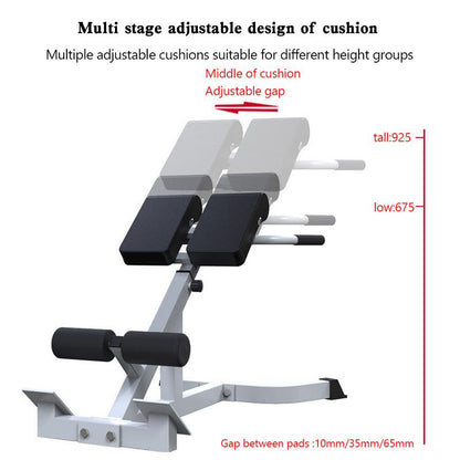 Adjustable Roman Chair Back Extension Exercise Bench Back Training Supine Board