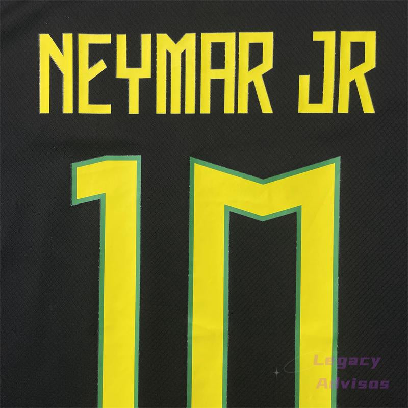 24 25 Brazil National Team Short Sleeve Training Jersey 10 Neymar JR Soccer Jersey